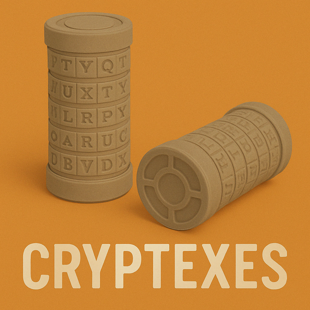 Cryptex Puzzle (Da Vinci Code) -BLACK COLOR-! – Puzzle Box World - Foto 5