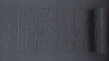 Load image into Gallery viewer, Texture Rollers Wargaming Base Clay Polymer Concrete Wall Floor Patterns Set 10
