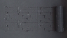 Load image into Gallery viewer, Texture Rollers Wargaming Base Clay Polymer Concrete Wall Floor Patterns Set 10