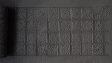 Load image into Gallery viewer, Clay Polymer Texture Roller Wargaming Base Detail Roller Concrete Patterns Set 16