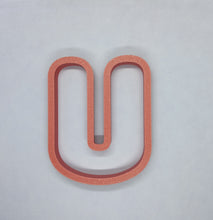 Load image into Gallery viewer, Letter U Cookie Cutter Biscuit Tool 3D Printed