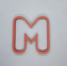 Load image into Gallery viewer, Letter M Cookie Cutter Biscuit Tool 3D Printed