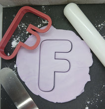 Load image into Gallery viewer, Letter F Cookie Cutter Biscuit Tool 3D Printed