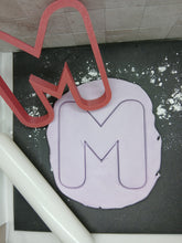 Load image into Gallery viewer, Letter M Cookie Cutter Biscuit Tool 3D Printed