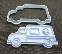 Load image into Gallery viewer, Ambulance Vehicle Cookie Cutter 3D Printed Biscuit Stamp Fondant Decoration
