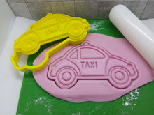 Load image into Gallery viewer, Taxi Car Vehicle Cookie Cutter 3D Printed Biscuit Stamp Fondant Decoration
