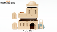 Load image into Gallery viewer, Desert House Pack of 2 Star Wars Legion Style 28mm Terrain Desert Edge Building