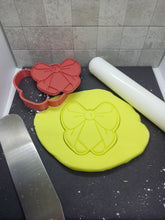 Load image into Gallery viewer, Bow Cookie Cutter 3D Printed Biscuit Stamp Fondant Icing Cake Decoration Ribbon