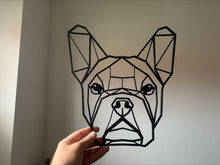 Load image into Gallery viewer, Geometric Frenchie French Bulldog Dog Puppy Wall Art