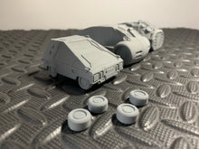 Load image into Gallery viewer, 3 x Grid City Cars for Sci-Fi Skirmish Games Scatter Terrain 28mm 3D Printed