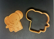 Load image into Gallery viewer, Elephant Cookie Cutter 3D Printed Biscuit Stamp Fondant Animal Cake Decoration