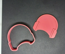 Load image into Gallery viewer, Gaming Headset Headphones Cookie Cutter 3D Printed Biscuit Stamp Fondant Icing