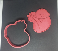 Load image into Gallery viewer, Baby in Blanket Cookie Cutter 3D Printed Biscuit Stamp Fondant Baby Shower