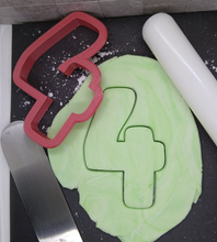 Load image into Gallery viewer, Four 4 Fourth Birthday Number Cookie Cutter 3DPrinted Biscuit Fondant Icing Cake0