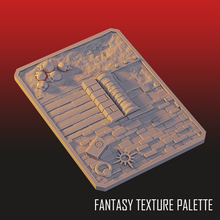 Load image into Gallery viewer, Fantasy Dry Brush Texture Palette for Miniature Painting Table Top Games
