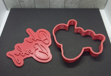 Load image into Gallery viewer, Oh Baby Wording Cookie Cutter 3D Printed Biscuit Stamp Fondant Baby Shower Cake