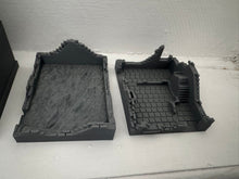 Load image into Gallery viewer, 28mm Destroyed Buildings Houses Ruin Set of 4 - Wargaming Skirmish Terrain3