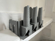 Load image into Gallery viewer, Destroyed Stalingrad City Power Station Industrial Ruins - Ruined Building 28mm
