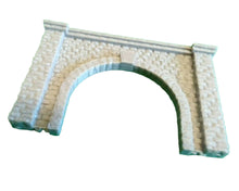 Load image into Gallery viewer, OO Gauge Railway Tunnel Entrance Stonework Single Track Model Train Portal