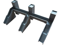 Load image into Gallery viewer, OO Gauge Model Railway Station Platform Footbridge with Lifts Double Walkway