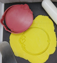 Load image into Gallery viewer, Hearts and Arrows Cookie Cutter 3D Printed Biscuit Stamp Fondant Icing Cake