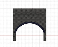 Load image into Gallery viewer, OO Gauge Model Railway Brick Arch Underpass Support Wall For Walkways Roads