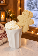 Load image into Gallery viewer, Rudolph Reindeer Mug Hugger Topper Cookie Cutter 3DPrinted Biscuit Stamp Fondant