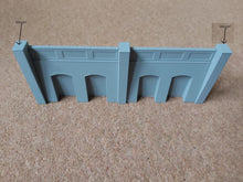 Load image into Gallery viewer, OO Gauge Model Railway Arches Road Bridge Support Wall Sections Retaining Walls
