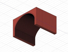 Load image into Gallery viewer, OO Gauge Model Railway Brick Arch Underpass Support Wall For Walkways Roads