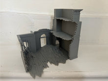 Load image into Gallery viewer, Destroyed House Ruin WW2 Building Terrain Tabletop Wargaming 28mm