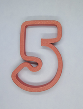 Load image into Gallery viewer, Five 5 Fifth Birthday Number Cookie Cutter 3DPrinted Biscuit Fondant Icing Cake2