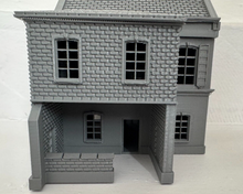 Load image into Gallery viewer, 28mm Town House Style with Porch Removable Roof and Floor Wargaming Building
