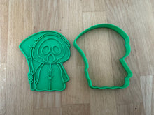 Load image into Gallery viewer, Grim Reaper Halloween 3D Printed Halloween Cookie Cutter Stamp Baking Tool
