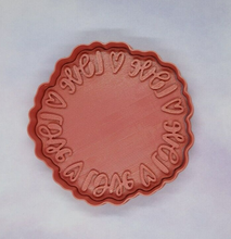 Load image into Gallery viewer, Love Circular Cookie Cutter 3D Printed Biscuit Stamp Fondant Icing Cake Decor