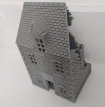 Load image into Gallery viewer, Small Ruined Town House Tabletop Terrain Wargaming Buildings 28mm