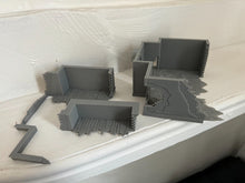 Load image into Gallery viewer, Destroyed House Ruin WW2 Building Terrain Tabletop Wargaming 28mm