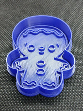 Load image into Gallery viewer, Mini Gingerbread Man Christmas Cookie Cutter 3D Printed Biscuit Stamp Fondant1