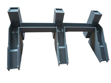 Load image into Gallery viewer, OO Gauge Model Railway Station Platform Footbridge with Lifts Double Walkway