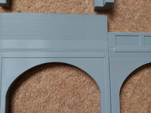 Load image into Gallery viewer, OO Gauge Model Railway Brick Arch Underpass Support Wall For Walkways Roads
