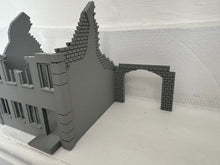 Load image into Gallery viewer, Destroyed Office Factory Industrial Unit - Ruined Wargaming Building 28mm