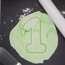 Load image into Gallery viewer, One 1 First Birthday Number Cookie Cutter 3D Printed Biscuit Fondant Icing Cake0