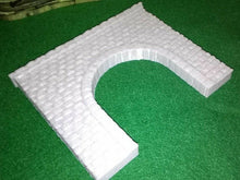 Load image into Gallery viewer, Stonework Railway Tunnel Single Track N Gauge Model Train Portal Retaining Walls