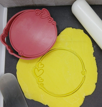 Load image into Gallery viewer, Hearts and Arrows Cookie Cutter 3D Printed Biscuit Stamp Fondant Icing Cake