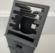 Load image into Gallery viewer, 28mm Destroyed Shop Retail Ruin - Destroyed Wargaming Tall Building Terrain4