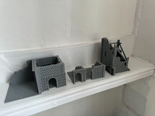 Load image into Gallery viewer, Ruined Bell Tower Tabletop Terrain Wargaming Destroyed Ruins Building 28mm