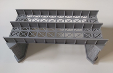 Load image into Gallery viewer, Long TT120 Gauge Twin Track Bridge Girder Support Piers Model Railway Track