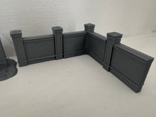 Load image into Gallery viewer, 28mm Destroyed Garden House Walls Ruined Set of 5 - Wargaming Skirmish Terrain2