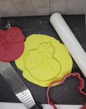 Load image into Gallery viewer, Baby in Blanket Cookie Cutter 3D Printed Biscuit Stamp Fondant Baby Shower