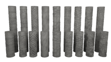 Load image into Gallery viewer, Clay Polymer Texture Roller Wargaming Base Detail Roller Concrete Patterns Set 16