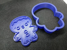 Load image into Gallery viewer, Mini Gingerbread Man Christmas Cookie Cutter 3D Printed Biscuit Stamp Fondant2